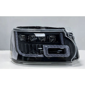 Araba işık meclisi yükseltme <span class=keywords><strong>4</strong></span> Lens Matrix Led far için Range Rover Vogue l322 far 2010-2013