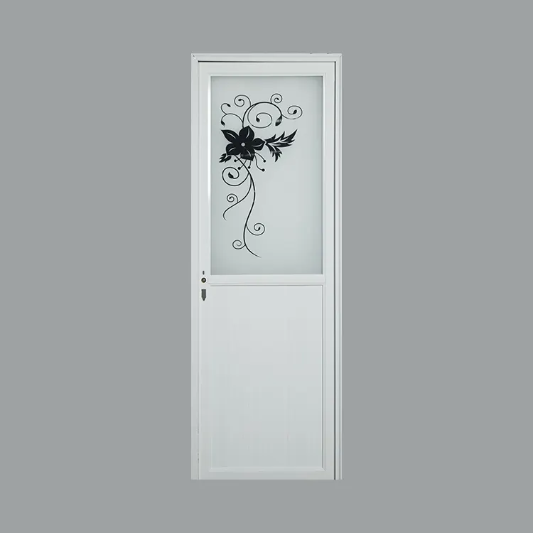 Pintu Balkon Kerala Plastik Putih Tahan Air Desain Pintu Toilet Pvc Pintu Kamar Mandi Kaca Pvc Harga Bangladesh India