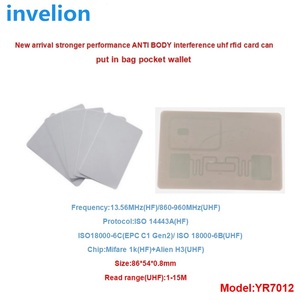 UHF RFID neue Smart RFID Tag Karte passiv 860-960MHz HF 1K 13,56 MHz für Langstrecken leser Antenne persönliches Zugangs kontroll system