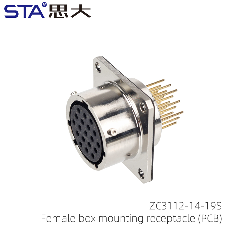 Receptáculo de montaje de caja Feale (PCB)