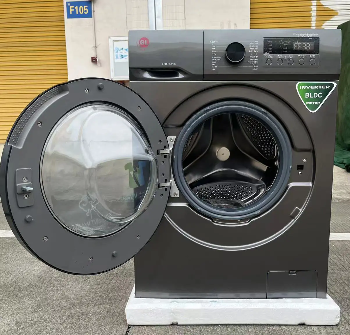 Machine à laver à tambour Machine à laver automatique à chargement frontal de 9kg Machines à laver intelligentes