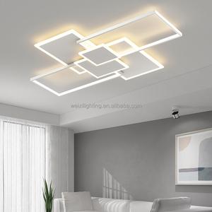 เหล็กนำการควบคุมระยะไกล Dimmable สีขาวนำไฟเพดานไฟเพดาน