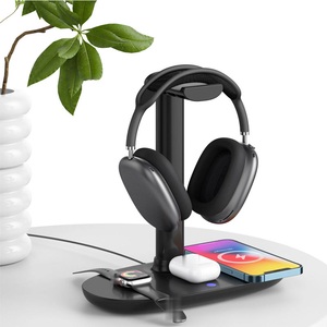 Best-selling 15W 4-in-<strong>1</strong> Fast Wireless Charger Stand Wireless Headset Charging Stand Suitable Fit for <strong>Apple</strong>, Samsung - Product Image 3