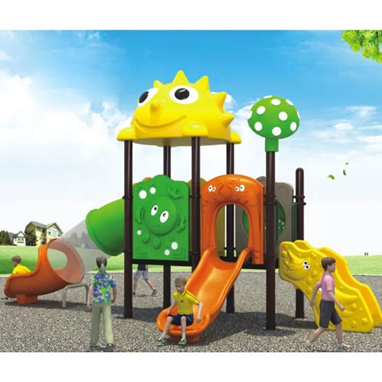 Rubber tegels outdoor speeltoestellen H-2010 kids play gym veld montage grote kinderen buiten spelen