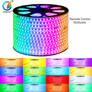 Czinglight su geçirmez esnek ışık şerit Led RGB toptan 220-240V aydınlatma ve devre tasarımı uzaktan kumanda ROHS Ce PVC - Product Image 6