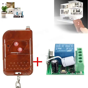 Drahtlose Fernbedienung-Fernbedienung schalter-DC 12V 10A 1CH 433MHz Relais Drahtloser HF-Fernbedienung schalter Empfänger