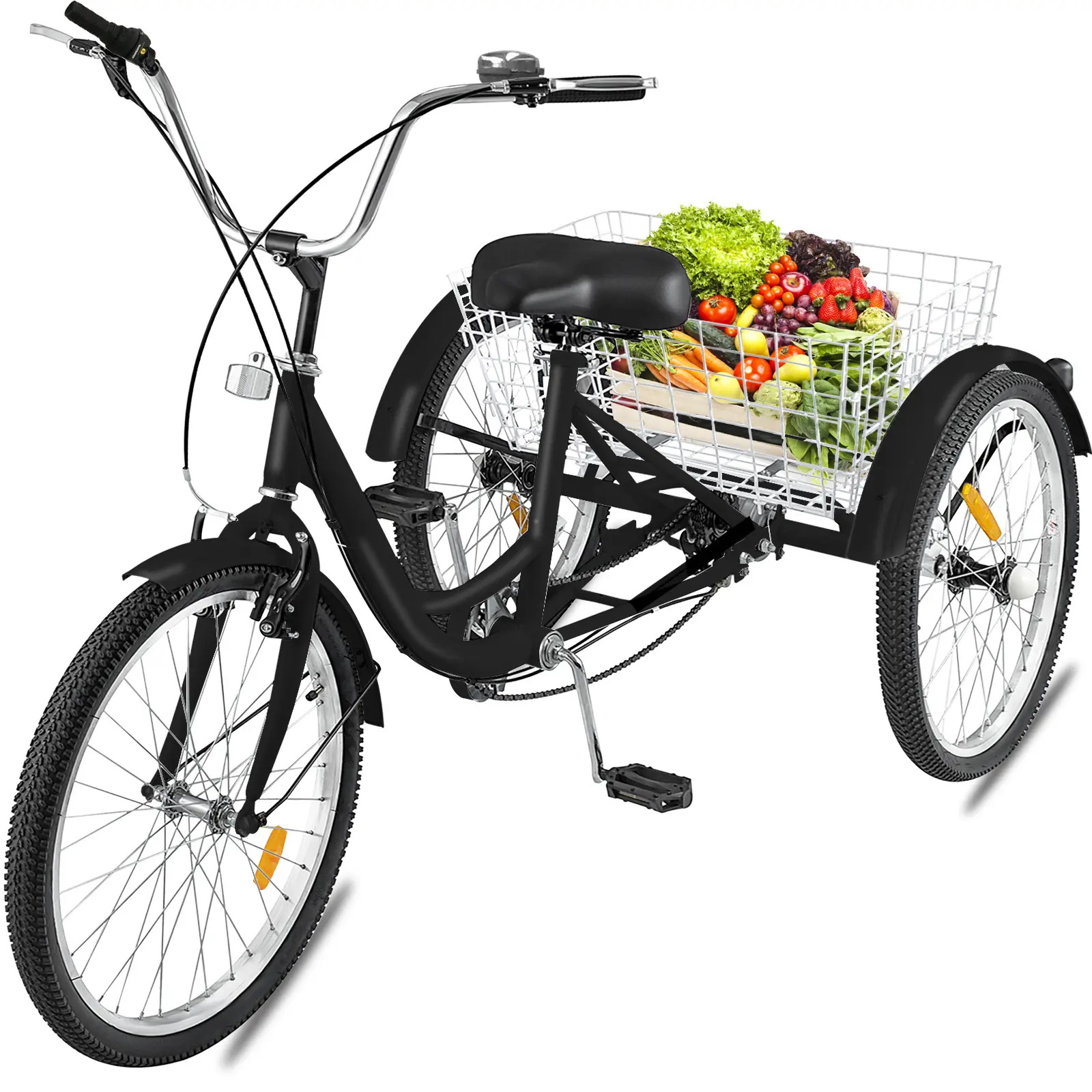 Трициклы для рикши, хит продаж, для переноски овощей и продуктов питания, трехколесные велосипеды 24 дюйма