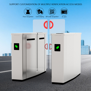 Tourniquets piétons HCW en acier inoxydable de haute qualité avec code QR/reconnaissance faciale pour le contrôle d'accès des parcs d'attractions en extérieur - Product Image 3