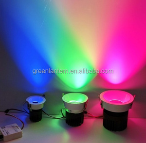 ไฟสปอตไลท์ติดเพดาน LED แบบ RGB SPI 24V WS2811สปอตไลท์ LED แบบฝังพิกเซลไฟดาวน์ไลท์ติดเพดาน5W 12W 20W - Product Image 1