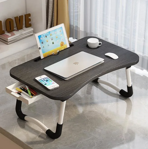 Mesa plegable para computadora portátil para cama, bandeja para servir desayuno, soporte para computadora portátil, mesa de soporte de lectura para cama - Product Image 6