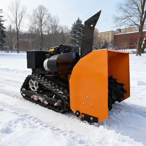Робот-снегоуборщик Diyou с дистанционным управлением, электрический, аккумуляторный, беспроводной, гусеничный, бензиновый, дизельный, автоматический, самоходный, портативный - Product Image 6