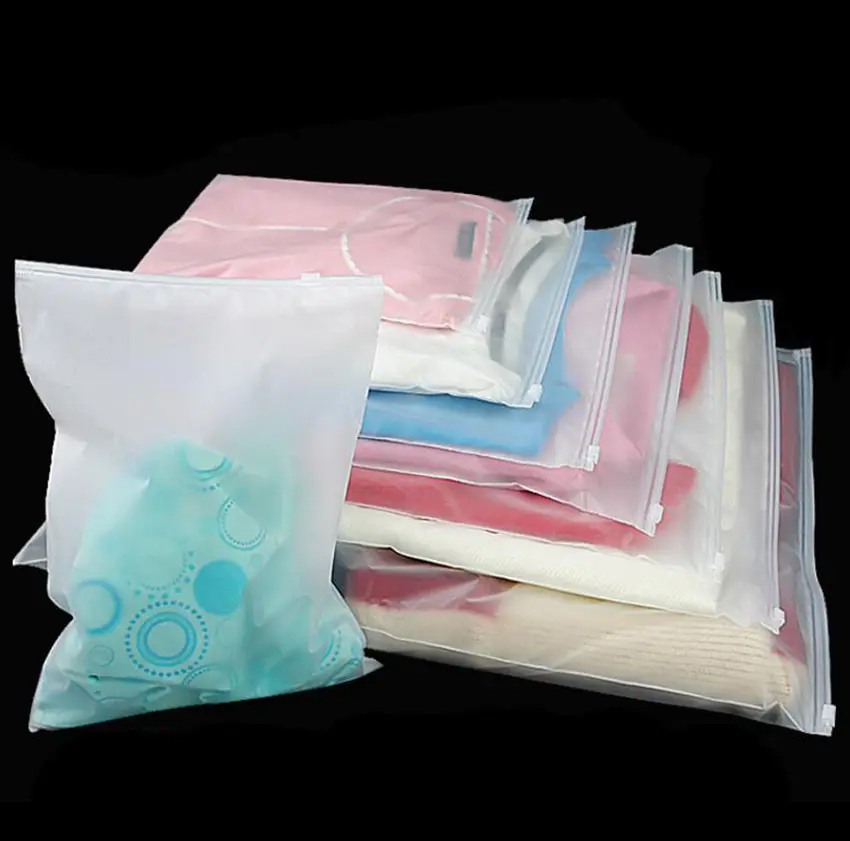 Изготовленный на заказ маленький ПВХ ювелирный пластиковый мешок на молнии футболка упаковка сумки на молнии для одежды