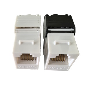 Placcatura in oro modulo di rete Toolless 180 grado UTP Keystone Jack RJ45 tipo per il cablaggio di rete di telecomunicazione - Product Image 2