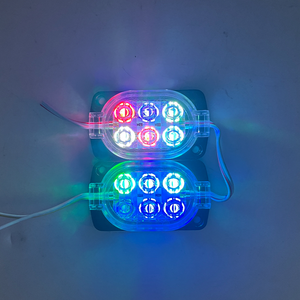 12v 24v araçlar otobüs kamyon Rgb Burst römork yan gösterge yanıp sönen Strobe uyarı yanıp sönen Led modül lamba - Product Image 6