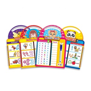 定制儿童信ABC学写练习学习擦拭和清洁书籍 - Product Image 1