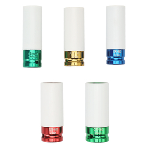 ชุดซ็อกเก็ตที่มีสีสันหนัก15 17 19 21 22มม. 1/2 "5ชิ้นซ็อกเก็ตลึกผลกระทบ1/2" ซ็อกเก็ตผลกระทบหนักชุดเมตริก - Product Image 4
