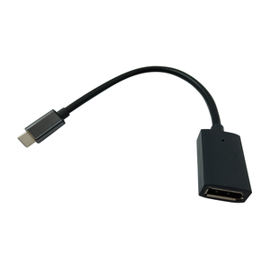 USB-CタイプCオス-ミニDPディスプレイポートメスアダプターケーブル4K60Hzオーディオビデオコンバーターコネクター (タブレット電話ラップトップ用)