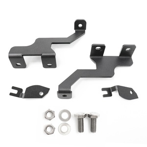 Üst kaput sol ve sağ yan ayağı LED çalışma ışığı Pod montaj braketleri kiti Ford F150 2004-2014 için uyumlu & SVT Raptor - Product Image 2