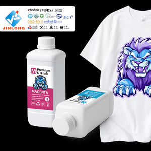 工厂价格Cmyk + w Uv Dtf墨水1L通用彩色热转印颜料印刷适用于Xp600 Dtf打印机Espon I1600 I3200 - Product Image 3