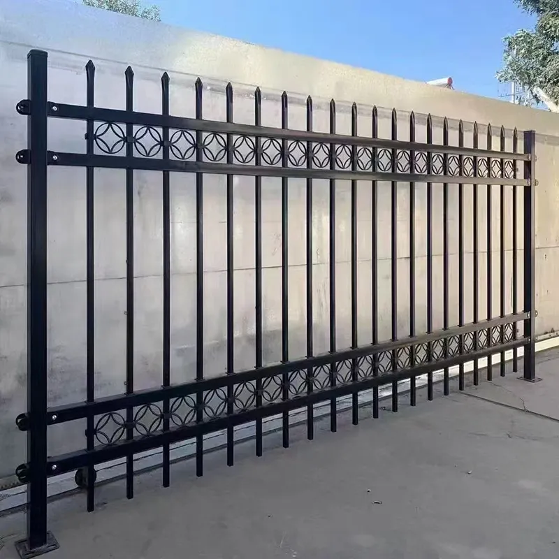 6ft&8ft cheap spear top metal fence panels/ornamental wrought iron fencing