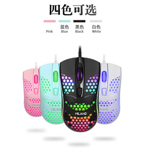 Mi <strong>Wolf</strong> M7 <strong>Hole</strong> Mouse Cute USB Colorful Luminous Mouse Desktop Notebook Computer for Cross-border Amazon - Product Image 6