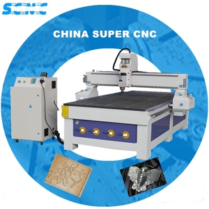 Supercnc prezzo a buon mercato 3 assi servomotore 1325 per la lavorazione del legno 4x8 mobili che fanno Dsp sistema di controllo Router di legno - Product Image 1