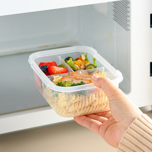 Пластиковый прямоугольный контейнер для завтрака - Product Image 3