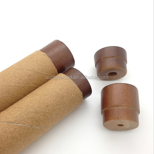 Fabrik individuelle Holzmalerei Wandrollen-Kopf holzbemalte Rolle mit Rolleikopf - Product Image 3