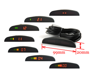 Kit de aparcamiento para coche, pantalla LED, 4 sensores, 22mm, retroiluminación, cámara de ayuda inversa, Monitor de Radar de respaldo, sistema de Sensor de estacionamiento - Product Image 4