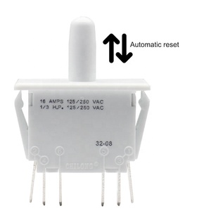 Multi-Function 6-Pin Pull <strong>Push</strong> Door <strong>Switch</strong> Normally Closed 16A Max. Current 250V Max. Voltage for Game Machines