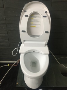 KD-1005 High Level Hotel Intelligent Sanitary Ware Smart WC Black <strong>Color</strong> Electronic PP Toilet Seat Cover with <strong>Bidet</strong> Functions - Product Image 6