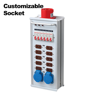 Caja de luz de escenario de aleación de aluminio SHTX Caja de distribución de 12 vías Entrada 32A y salida 16A de 6 vías con conector se puede personalizar - Product Image 1