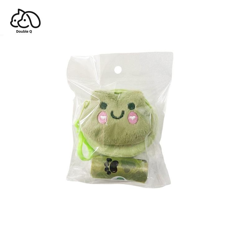 Patrón de rana pequeña que incluye bolsa de basura 37g