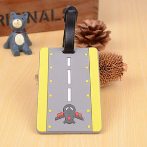 2024 Bán Buôn Phim Hoạt Hình Máy Bay Thẻ Tay Áo PVC Mềm Nhựa Hành Lý Tag Đăng Ký Tag Sáng Tạo Dễ Thương Hành Lý Tag - Product Image 2