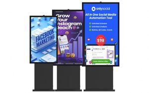 75-дюймовый наружный 3000nits Digital Signage Ip66 тонкий вертикальный киоск медиа-плеер напольный ЖК-дисплей для рекламы Тотем - Product Image 5