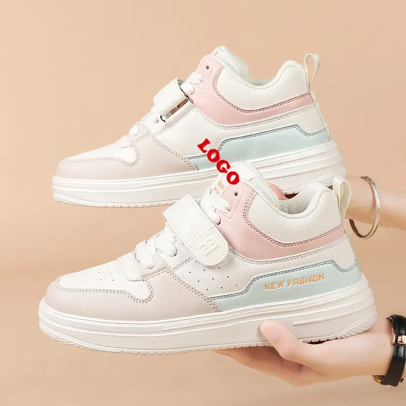 Sneakers da donna su misura scarpe vulcanizzate alla moda coreana nuova piattaforma femminile con suola spessa da corsa scarpe sportive Casual donna OEM