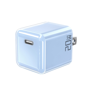 Yeni yüksek kalite küçük boyutu Apple Cettified taşınabilir abd Plug 20W PD hızlı tip-c şarj Apple için GaN CE küp adaptörü - Product Image 6
