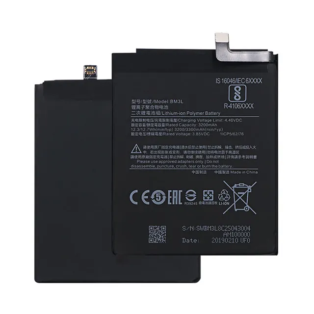 3.85V 3300mAh Batteria di Ricambio Per Xiaomi MI BM3L 9 agli ioni di Litio batteria ai polimeri di