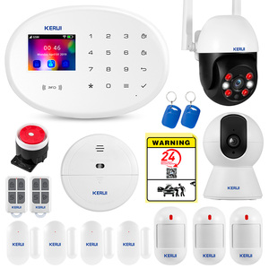 KERUI Tuya Wifi GSM sistema de alarma antirrobo para sistema de seguridad inalámbrico para el hogar PIR Detector Sensor de puerta cámara de red inteligente - Product Image 1