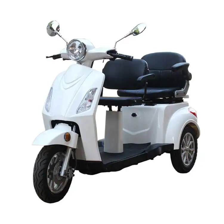 EEC ucuz iki koltuk yetişkin 3 tekerlekli elektrikli üç tekerlekli bisiklet motorlu ve yolcu koltuğu
