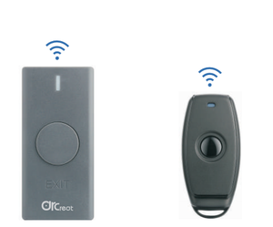 Pulsante di uscita a pressione dell'interruttore Wireless 433Mhz pulsante di rilascio della porta del controllo accessi del telecomando senza fili - Product Image 1