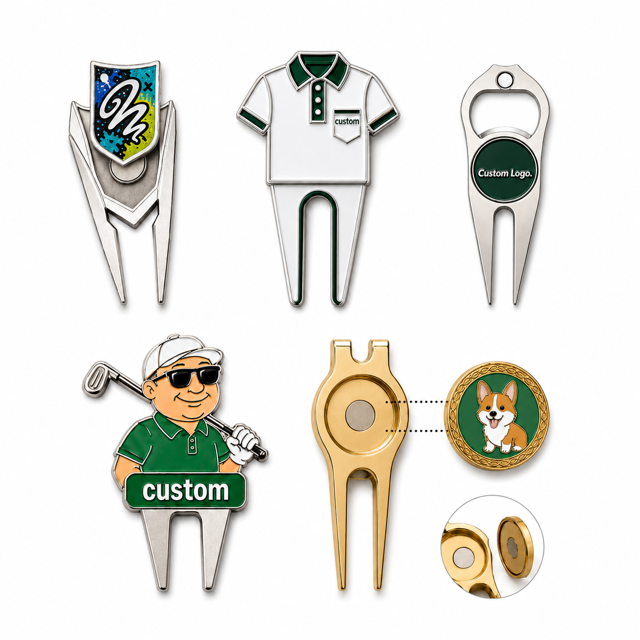 Golf Divot Repair Tool