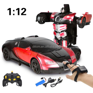 1:12 Gestrue Control трюковый робот-автомобиль, управление часами, деформированный автомобиль, робот-игрушки