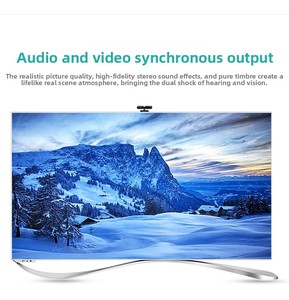 アクティブDP1.2DisplayPort-HDMIアダプター4KオーディオビデオコンバーターサポートEyefinityマルチスクリーン - Product Image 3
