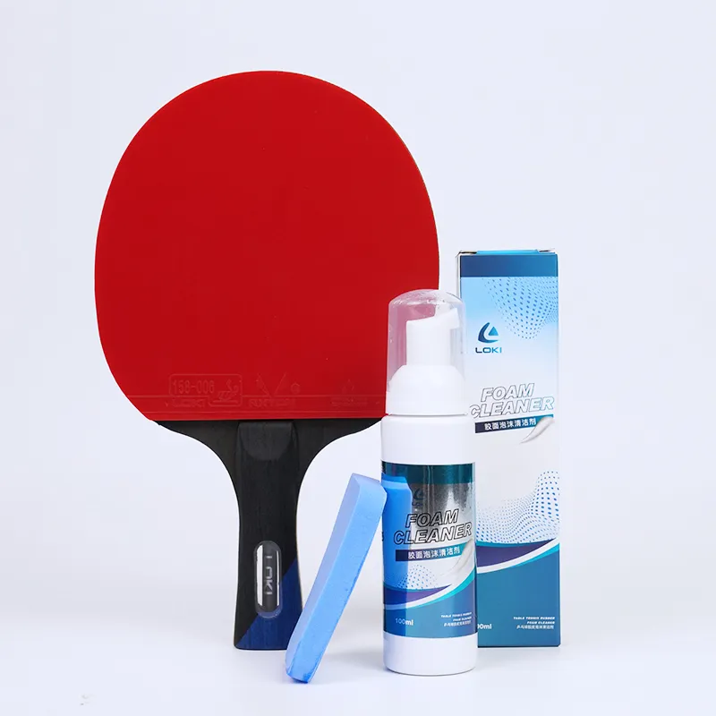 LOKI profesional raqueta de tenis de mesa limpiador de goma Kit de limpieza de espuma para mantenimiento de goma de ping pong