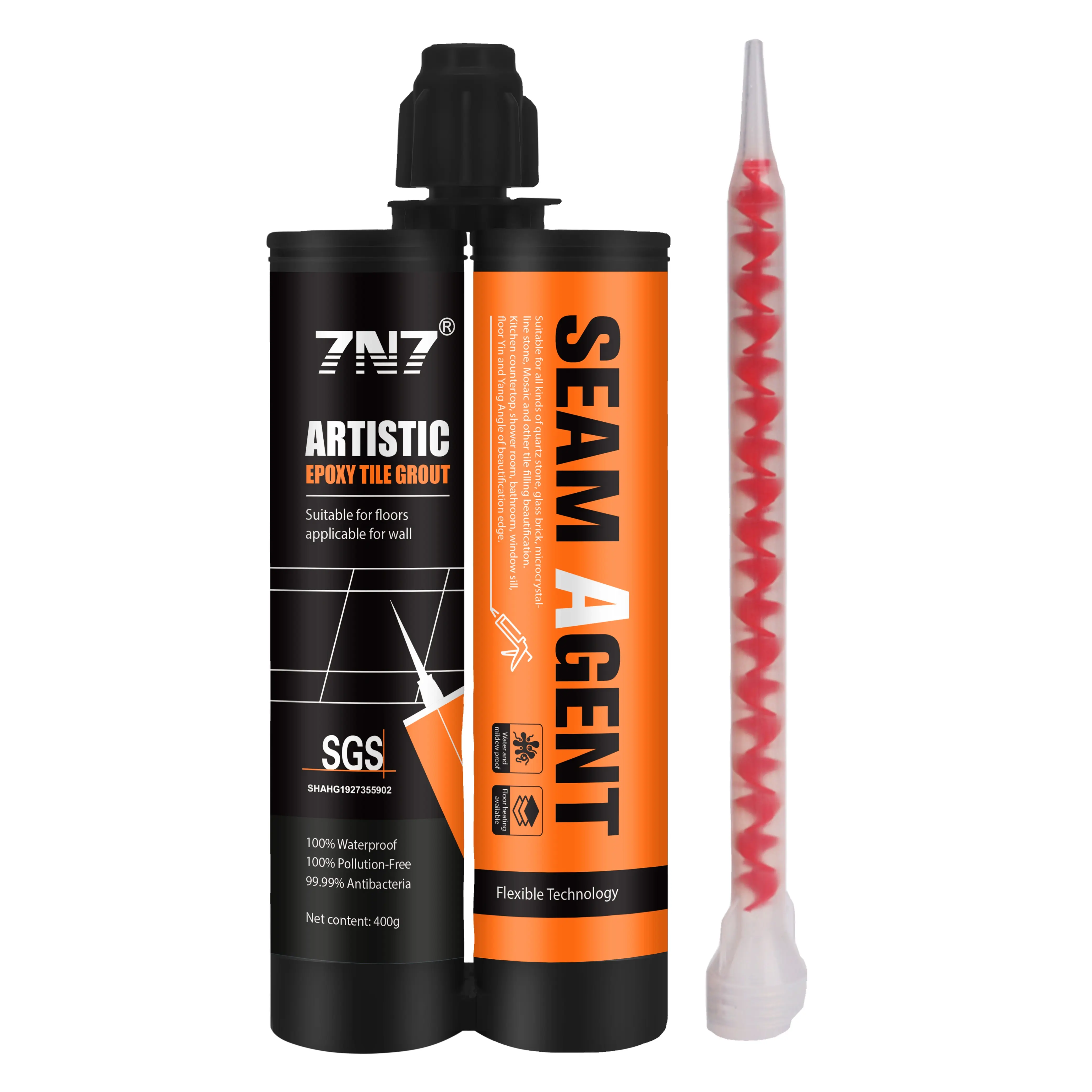 7N7 Factory Direct Sale tile grout resin and hardener A&B components tile gap filler adhesive glue joint caulking grout sealant