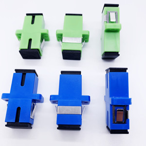 Sợi quang mặt bích adapter SC APC SC UPC Simplex Nữ sợi quang Coupler nối duy nhất chế độ 0.2DB insersion mất - Product Image 4