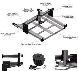 Queen Bee PRO 1000x1500 CNC-Fräsmaschine Komplett set mit linearer Schiene aufgerüstet 4-Achsen-Holzfräser DIY-Gravier maschinen - Product Image 2