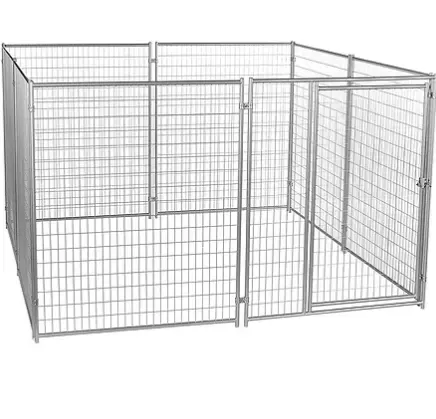 Gaiola para cães/cercadinho para animais de estimação, canil para cães/metal clássico grande galvanizado, gaiolas, porta-animais e casas para cães, 1 conjunto de 4,0 mm