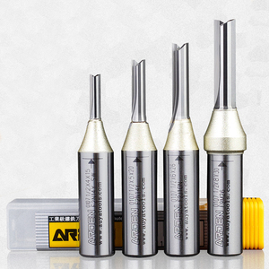 Kaplan freze uçları TCT düz yönlendirici Bit 1/2*6*22 TCT freze kesicisi - Product Image 3